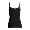 black cami tank with shaping support