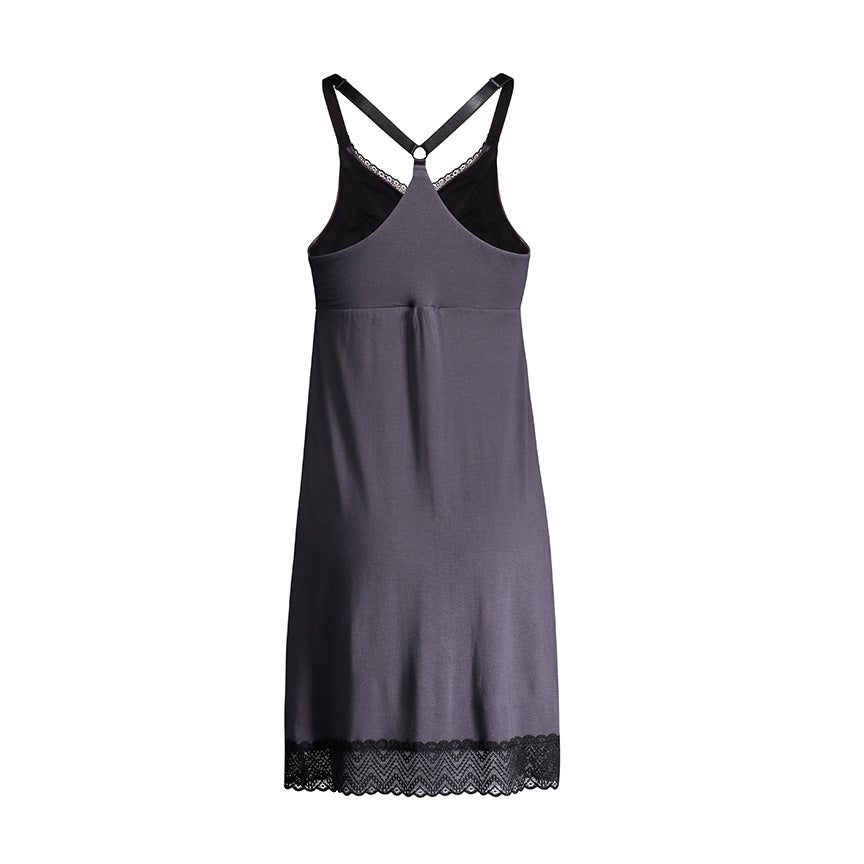 Spark Gray Nightie With Built-In Support